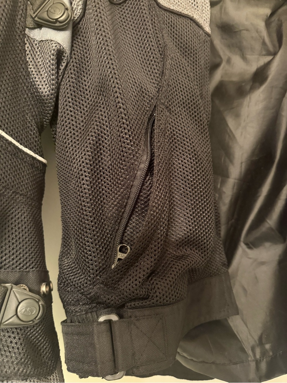 Women's Black and Gray Mesh Performance Jacket - Picture 13 of 16